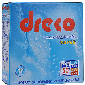 Универсальный стиральный порошок Dreco Vollwaschmittel Super