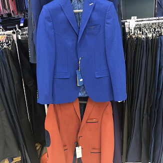 Мужской пиджак синий